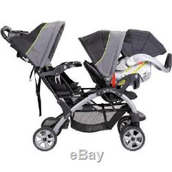 Sit'N Stand Double Stroller, Pistachio For Twins Or Two Children