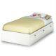 South Shore Spark Twin Mates Bed In Pure White
