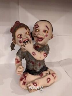 Spirit Halloween zombie baby twins double trouble 2014 retired