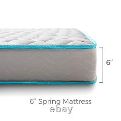 Spring Support Film Bed Innerspring Mattress Twin For Home Hospital Use 6 Inches