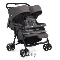 Stroller Twin Double Seat Pushchairs Rain Cover Buggy 80.5L X 76W 102H Cm