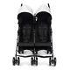 Summer Infant 3dlite Folding Lightweight Side-by-side Double Stroller, Black