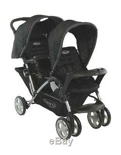 Tandem Double Twin Baby Buggy Pushchair Stroller Pram From Birth