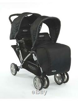 Tandem Double Twin Baby Buggy Pushchair Stroller Pram From Birth