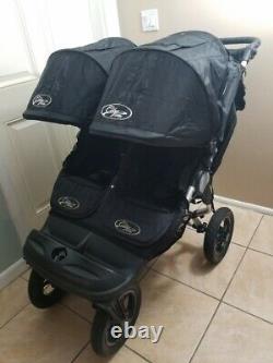 The Baby Jogger City Elite Twin Double Seat Stroller Side by Side, Black