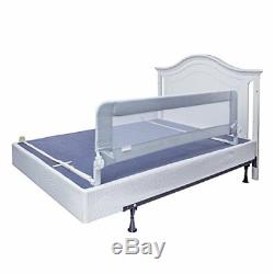 Toddler Bed Rail Guard for Kids Twin Double Full Size Queen & King Grey-XL