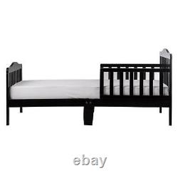 Toddler Bed Wood Girl Boy Furniture Bedroom Child Kids With Two Side Safety Rail
