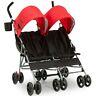 Toddler Double Stroller Baby Carriage Twin Babies Carrier Lightweight Swivel New