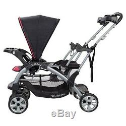 Toddler Twins Double Stroller 2 Infant Car Seats Baby Girls Nursery Center Bag
