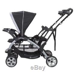 Twin Baby Stroller With 2 Car Seat Combo Double Jogger Set and Safety for Kids