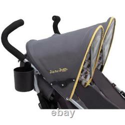 Twin Double Seat Stroller Children Baby Toddler Safety Harness Belt with Sun Visor
