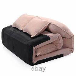 Twin Sofa Bed Futon Chair Daybed Lounge Furniture Guest Living Room Foam Sleeper