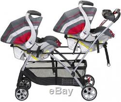 Twin Stroller Universal Frame Double Baby Brothers Trend Infant Car Seats Basket