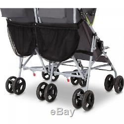 Twin Tandem Baby Double Lightweight Stroller Foldable Pushchair Travel Buggy