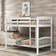 Twin Over Twin Bunk Beds, Convertible Into Two Individual Solid Wood Beds, Child
