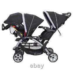 Twins Baby Two Seat Double Stroller Nursery Center Playard Bag Newborn Combo Set