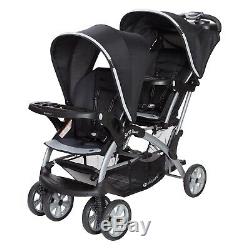 Twins Boy Girl Combo Set Baby Stroller 2 Car Seats Bases 2 Chairs Nursery Center