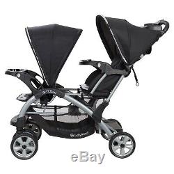 Twins Walk Out Combo Set Double Stroller 2 Infant Car Seats Baby Travel System