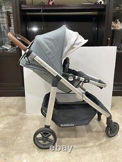 UPPAbaby Cruz 0417 CRZ US Stroller in Gregory Grey (melange Blue)