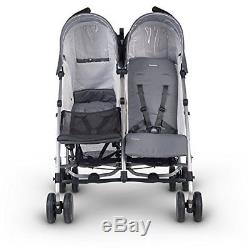 UPPAbaby G-Link Pascal Double Twin Stroller Grey / Silver