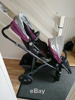 UPPAbaby Vista 2015-2018 twin/Double/single travel system 2 Seats, 1 Carrycot