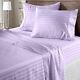 Us Sizes Egyptian Cotton 1000 Tc Or 1200 Tc Lavender Stripes Choose Bedding Set