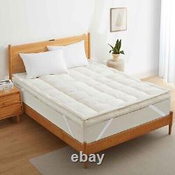 Ultra Plush Feather Bed Mattress Topper 1 3 King Queen Organic Pillow Top