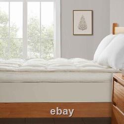 Ultra Plush Feather Bed Mattress Topper 1 3 King Queen Organic Pillow Top