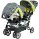 Umbrella Baby Stroller Double Twin Sit N Stand Kids Tandem Pushchair Travel Gray
