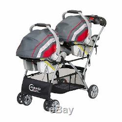 Universal Double Travel System Stroller Baby Infant Twin Car Seat Carrier Frame
