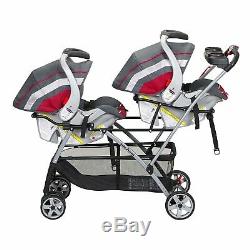Universal Double Travel System Stroller Baby Infant Twin Car Seat Carrier Frame