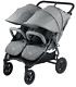 Valco 2016 Neo Twin Stroller In Grey Marle Tailormade Fabric Brand New! Double