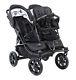 Valco 2016 Trimode Twin-x Duo Double Stroller In Midnight With Toddler Seat
