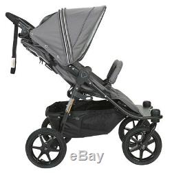 Valco 2019 TriMode Twin-X Duo Double Stroller in Dove Grey Brand New