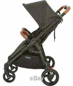 Valco Baby Snap Duo Trend Lightweight Twin Baby Double Stroller Night Black