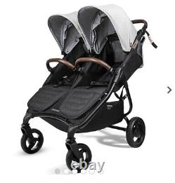 Valco Baby Trend Duo Exclusive Color Cloud/Night Double Stroller NEW In Box