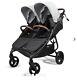 Valco Baby Trend Duo Exclusive Color Cloud/night Double Stroller New In Box
