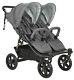 Valco Baby Twin Tri Mode Duo X Compact All Terrain Double Stroller Dove Grey New