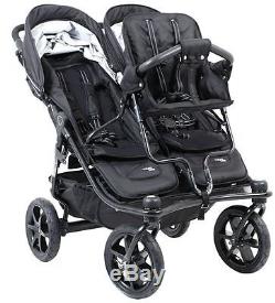 Valco Baby Twin Tri Mode Duo X Compact All Terrain Double Stroller Night NEW