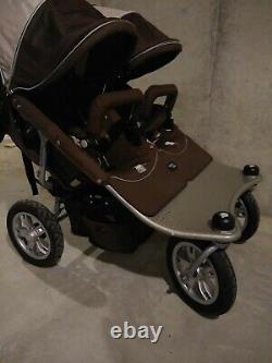 Valco Baby Twin Tri-Mode Stroller Ex Hot Chocolate TRU1054