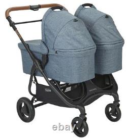 Valco Snap DUO Trend Bassinet in Denim Brand New! Free Shipping