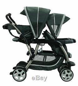 Versatile Double Baby Stroller Twin Infant Car Seat Safety Portable Adjustable