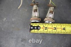 Vintage Glass Jewel Marker indicator Accessory Lamp lights auto dash motorcycle