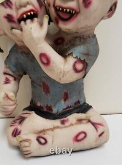 Vintage Spirit Halloween Zombie Baby Conjoined Twins Double Trouble 2014