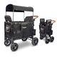 Wonderfold W2 Luxe Double Stroller Wagon 2 Seater Black Camo New Open Box