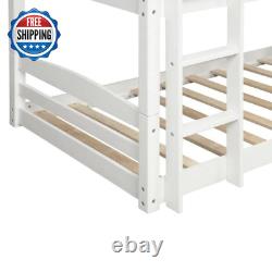 White High Quality Twin over Twin Bunk Bed