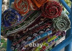 Wholesale Lot Indian Vintage Handmade Kantha Quilt Double sided Printed Quilts