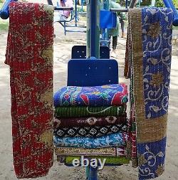 Wholesale Lot Indian Vintage Handmade Kantha Quilt Double sided Printed Quilts