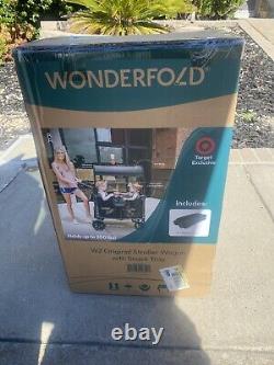 WonderFold W2 Original 2 Seater Double Stroller Wagon For Toddlers with Snack Tray