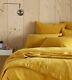 Yellow Mustard Color Washed Cotton Duvet Duvet Cover Twin Full Double King Duvet